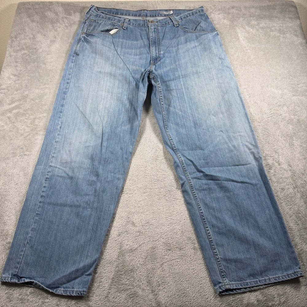 Vintage Levis SilverTab Baggy Jeans Mens 40x32 Blue Denim Loose Wide Leg Y2K
